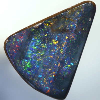 SOLID BOULDER OPAL Bright and rich sparkling fire. SEE VIDEO